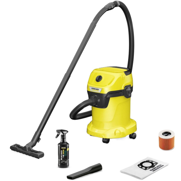 

Пылесос Karcher WD 3 V-17/4/20 + Средство по уходу RM 652 (9.612-566.0)