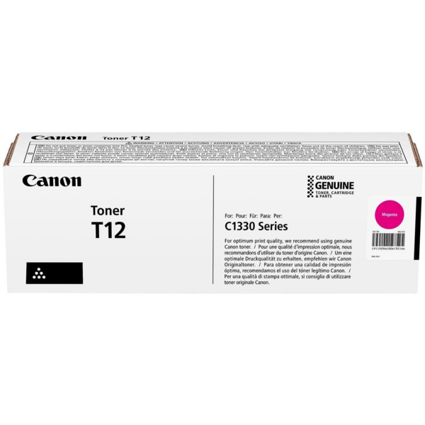 

Картридж Canon T12 i-SENSYS XC1333 Series (5400 стр) Magenta (5096C006)