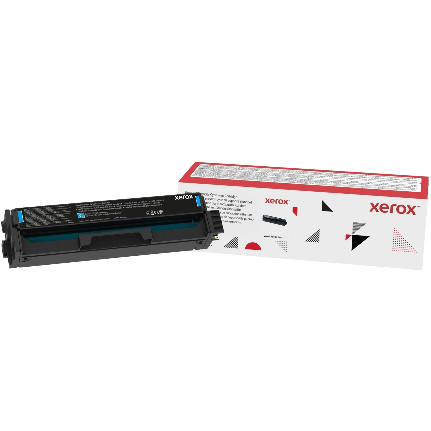 Тонер картридж Xerox C230/C235 Cyan (1500 стор) (006R04388)фото