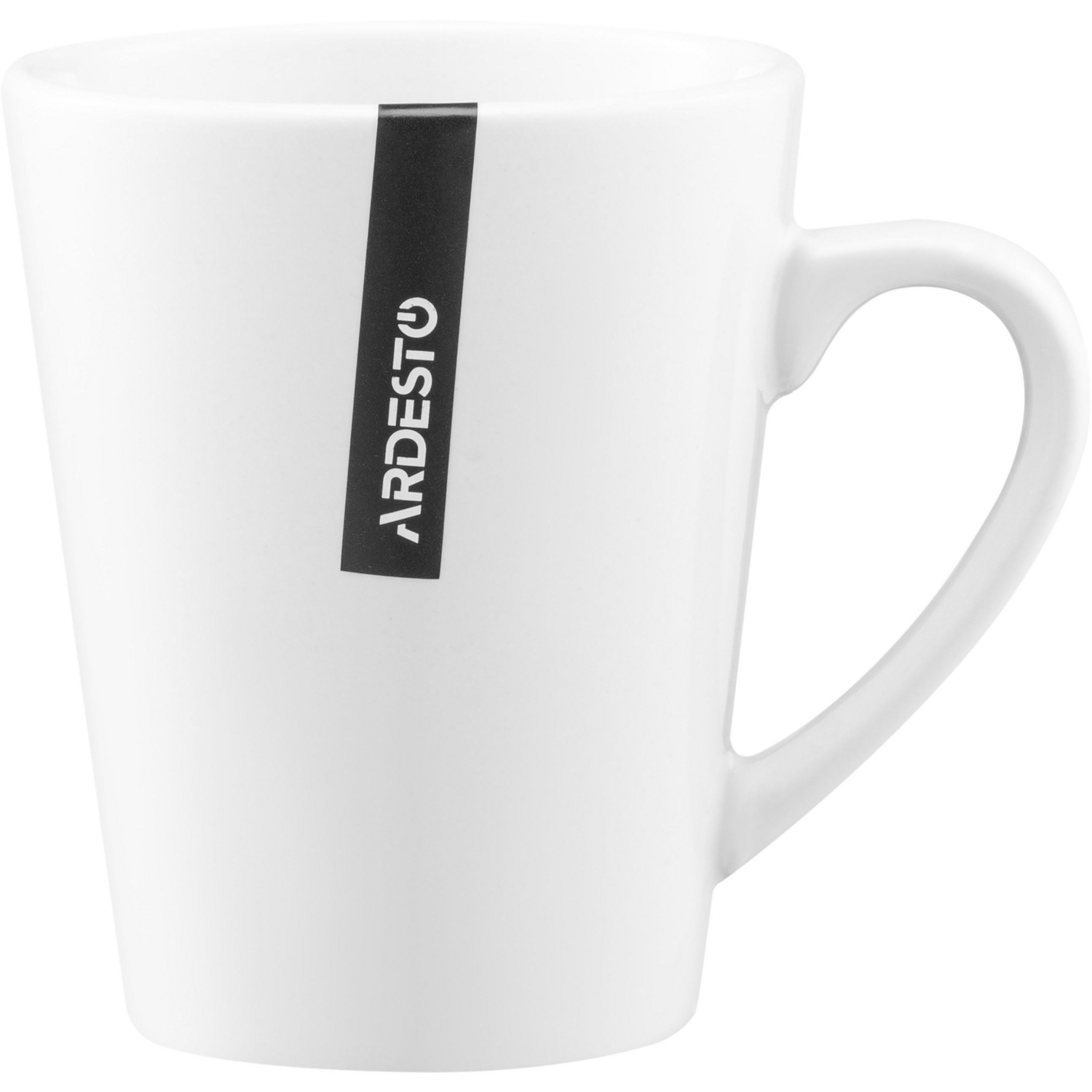 Чашка Ardesto Mario, 240мл, кераміка, білий (AR3480W)фото