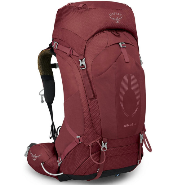 

Рюкзак Osprey Aura AG 50 berry sorbet red - WM/L - красный