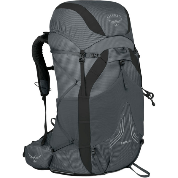 

Рюкзак Osprey Exos 58 tungsten grey - S/M - серый