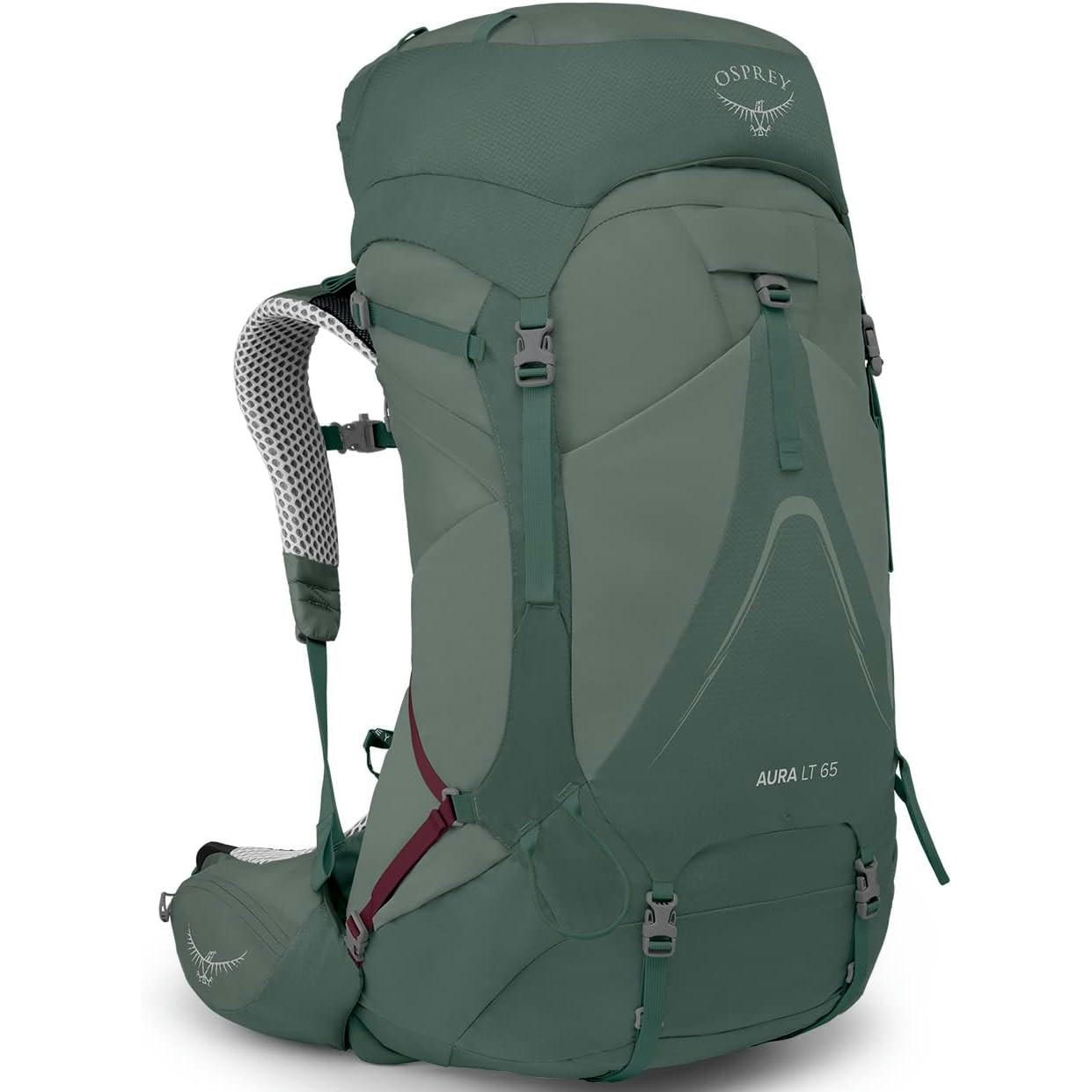 Рюкзак Osprey Aura AG LT 65 косерет/darjeeling spring green – WM/L – зеленийфото