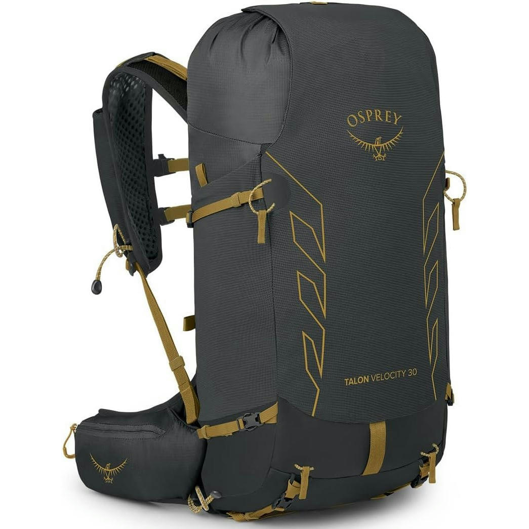 Рюкзак Osprey Talon Velocity 30 dark charcoal/tumbleweed yellow – L/XL – чорнийфото