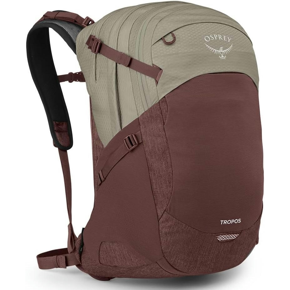 Рюкзак Osprey Tropos 32 sawdust tan/raisin red - O/S - бежевый/бордовый фото 