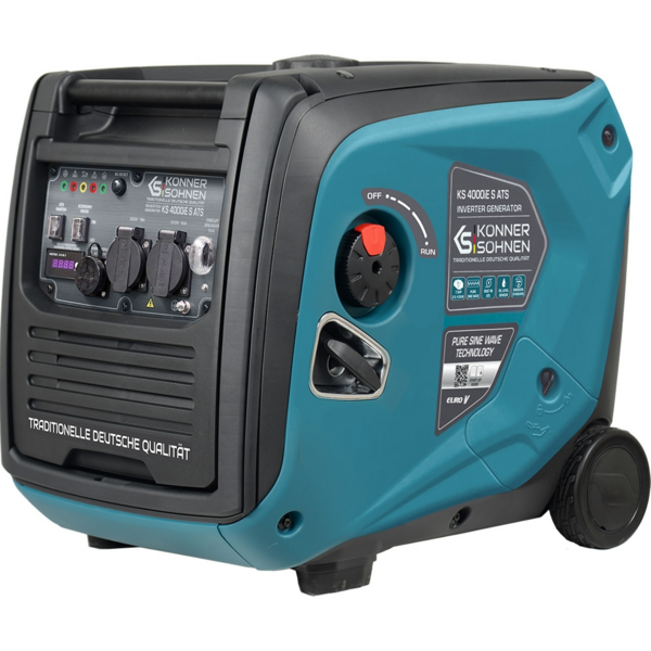 Генератор инверторный бензиновый Konner&Sohnen KS 4000iE S ATS, 230В, 4.0кВт (KS4000IESATS)