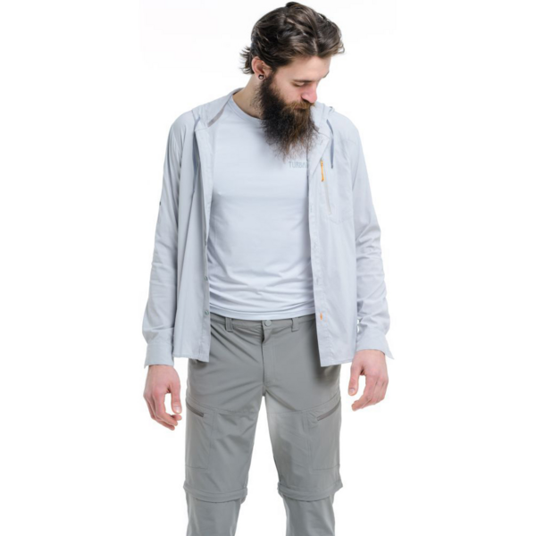 

Рубашка мужская Turbat Maya Hood Mns glacier gray M серый