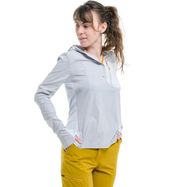 

Рубашка женская Turbat Maya Hood Trek Wmn glacier gray XS серый