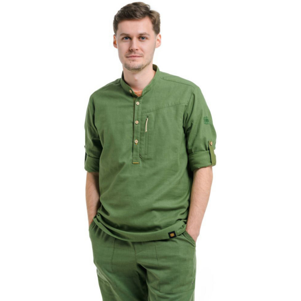 

Рубашка мужская Turbat Madeira Hemp Mns bronze green S зеленый