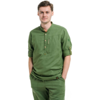 Рубашка мужская Turbat Madeira Hemp Mns bronze green M зеленый