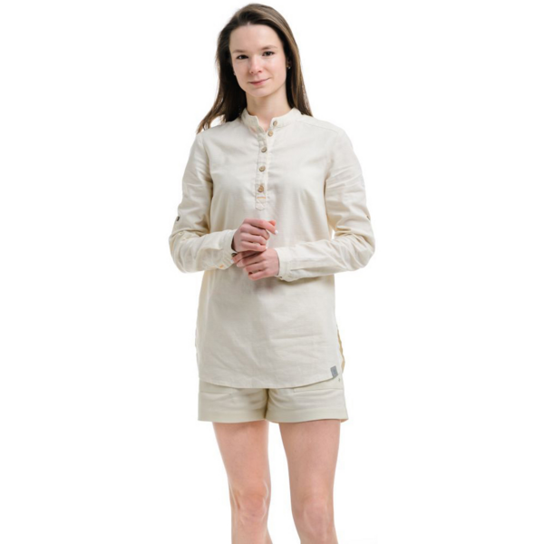 

Рубашка женская Turbat Madeira Hemp Wmn light beige S бежевый