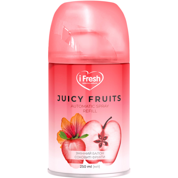 Акція на Освежитель воздуха iFresh Juicy Fruits сменный баллон 250мл від MOYO