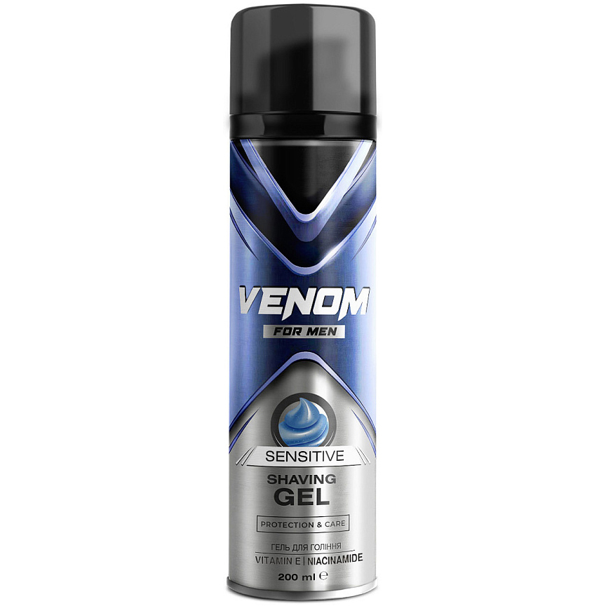 Гель для бритья Venom for men Sensitive 200мл фото 