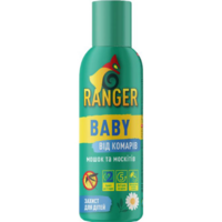 Аерозоль від комарів, мошок та москітів Ranger Baby 150мл
