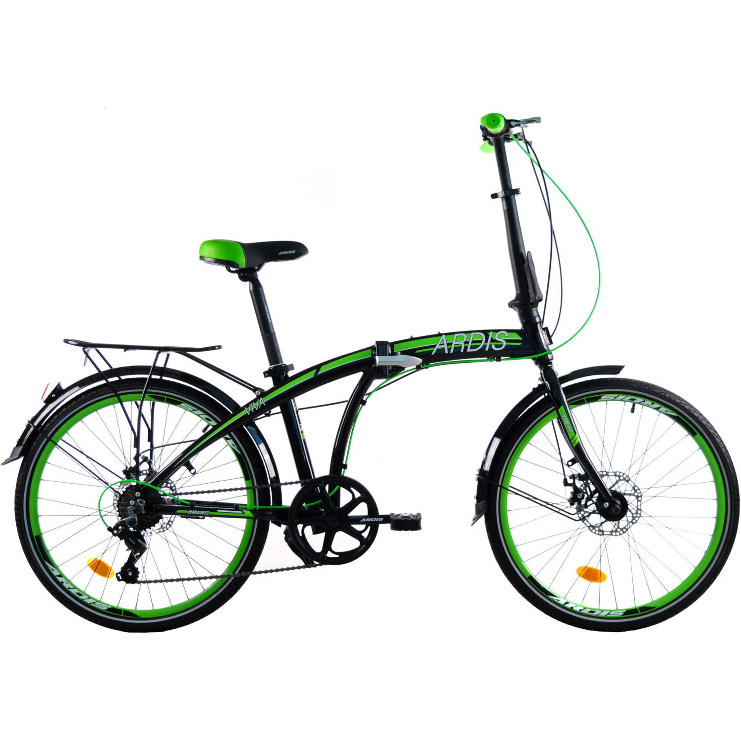 Велосипед Ardis 24 FLD AL &quot;CITY FOLDING&quot; Зелёный (0821-1) фото 