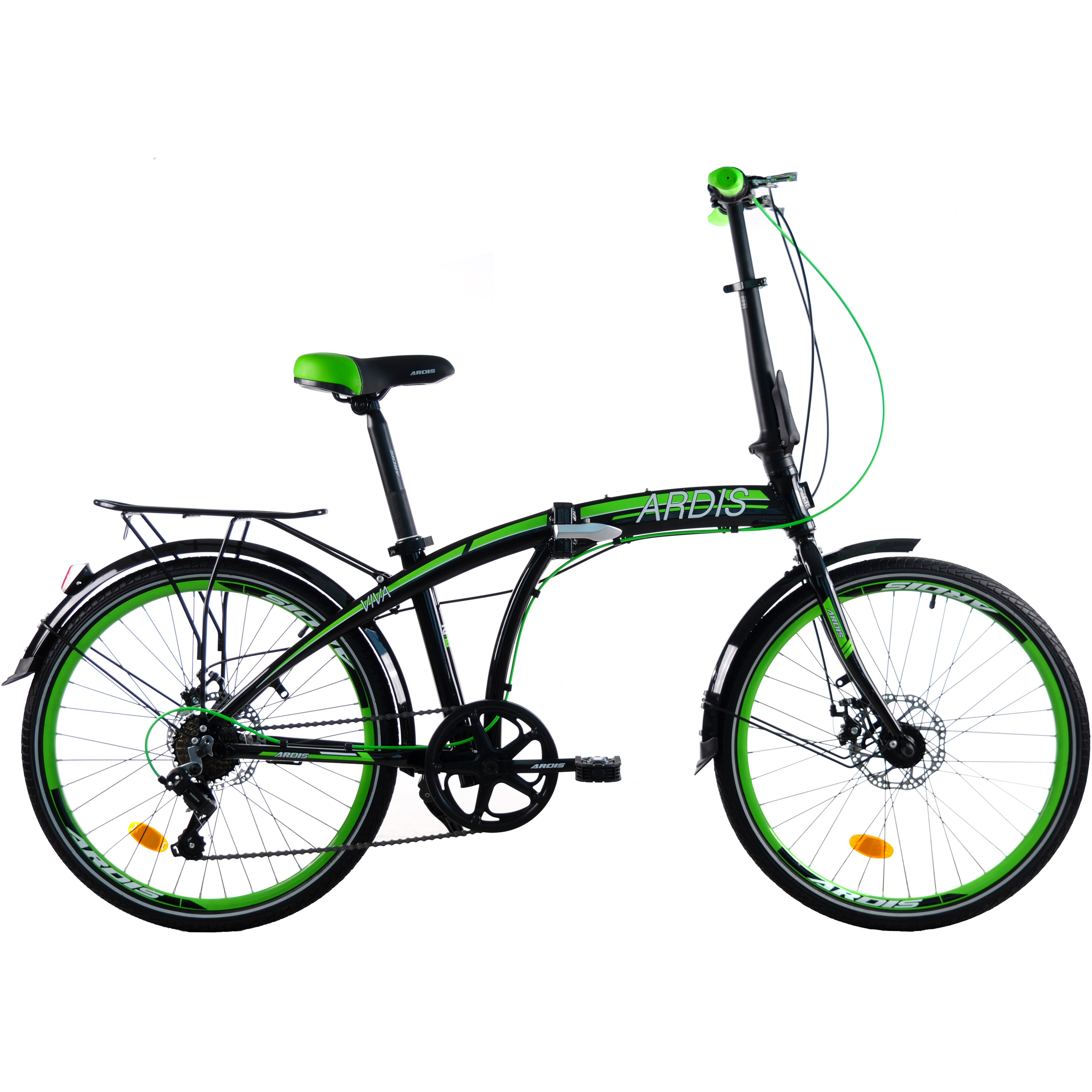 Велосипед Ardis 24 FLD AL "CITY FOLDING" Зелёный (0821-1) фото 1