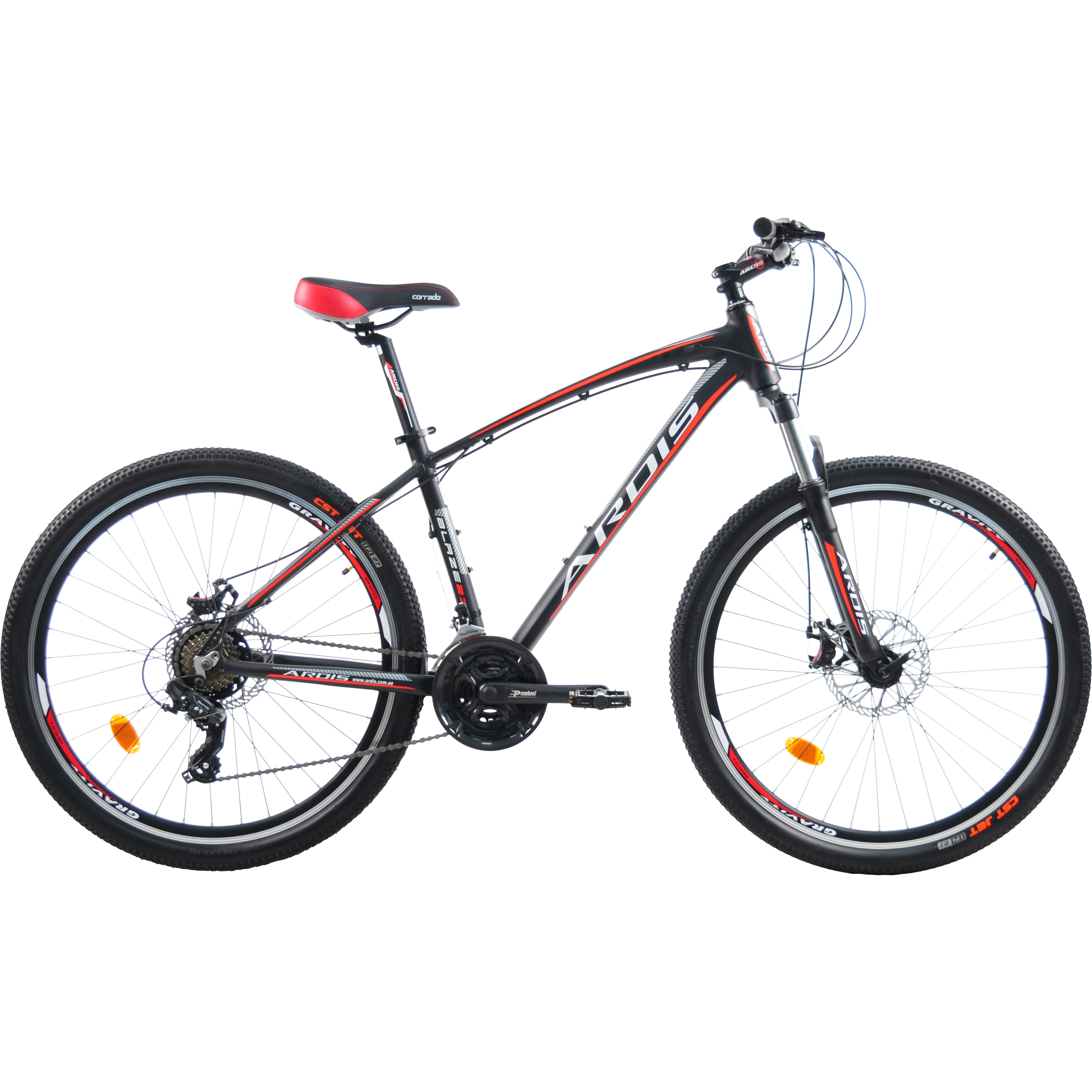 Велосипед ARDIS 27,5 МТВ AL "BLAZE", 17", Черно-Красный (0264-170-2) фото 1