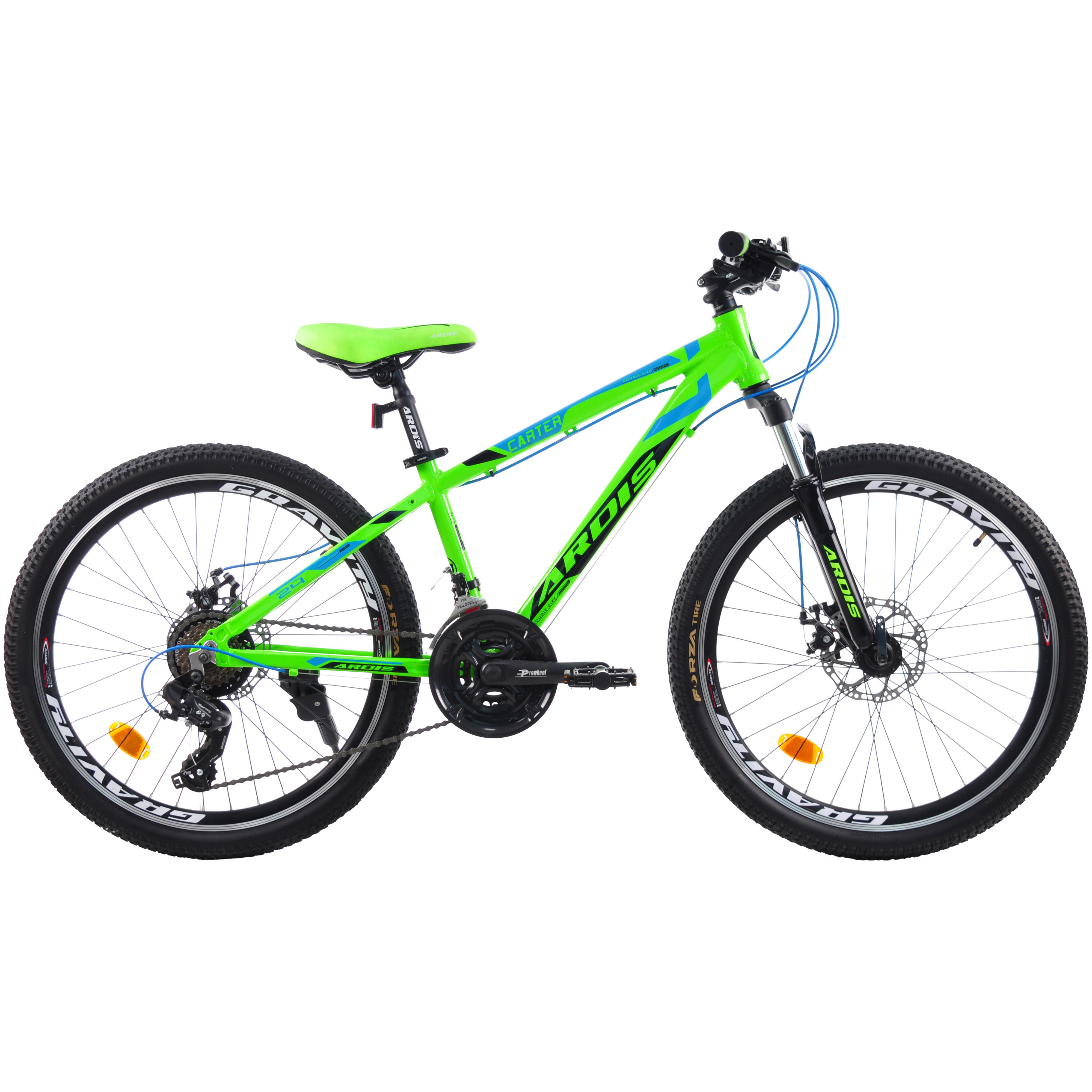 Велосипед ARDIS 24 МТВ AL "CARTER", 13", Зелёный (0216-З) фото 1