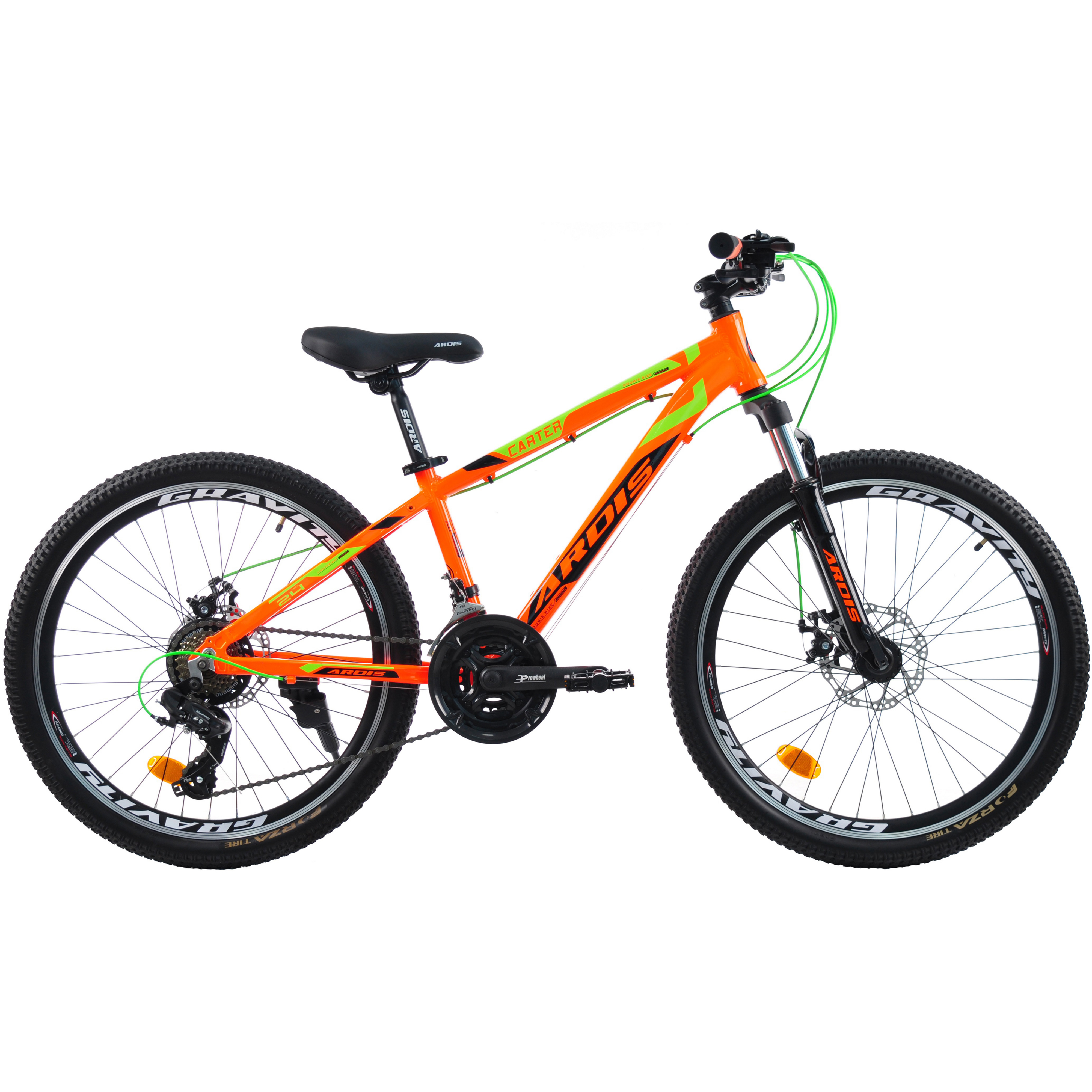 Велосипед ARDIS 24 МТВ AL "CARTER", 13", Оранжевый (0216-П) фото 1