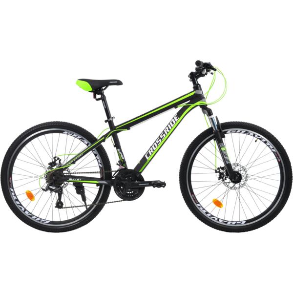 

Велосипед CROSSRIDE 26 МТВ ST "BULLET", 14", Черно-Желтый (02621-140-1)