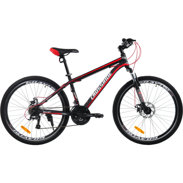 

Велосипед Crossride 26 МТВ ST "Bullet", 15", Черно-Красный (02621-150-3)