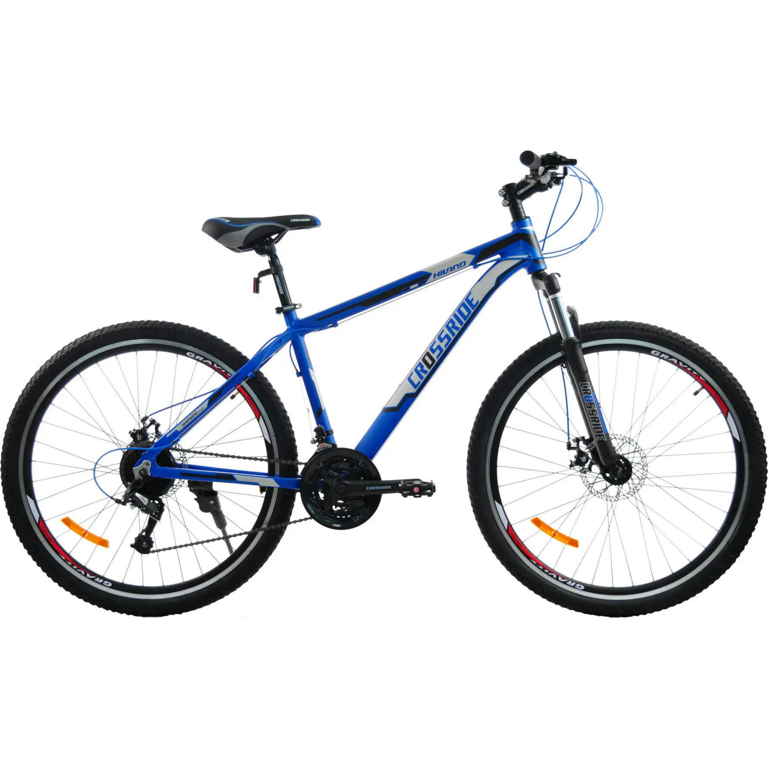 Велосипед Crossride Hiland 27.5" 15" Cиний (0247-С-15) фото 