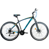 Велосипед Crossride Madman 27.5" 19" Черно-блакитний (0184/19)