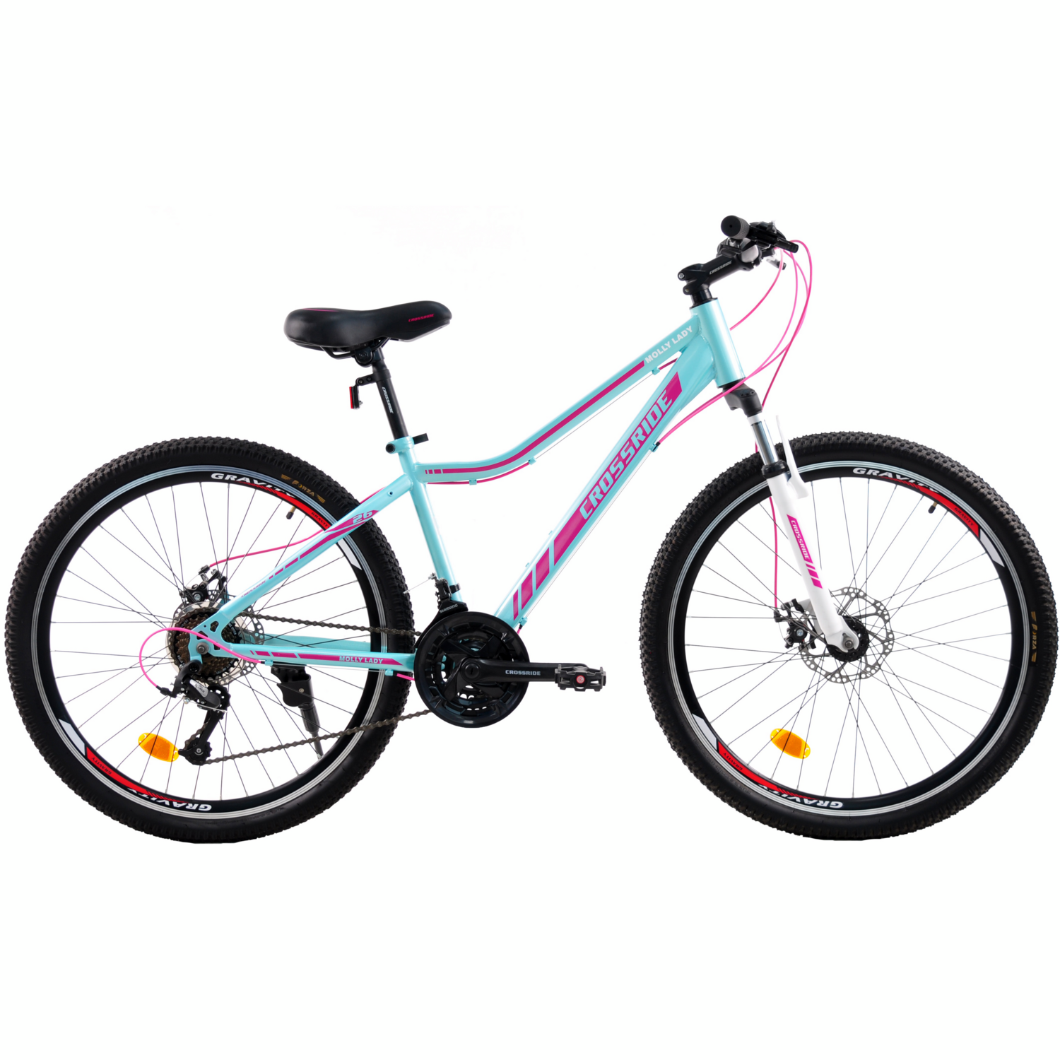 Велосипед Crossride Molly lady 26" 15" Бирюзовый (02251-Ч-15) фото 