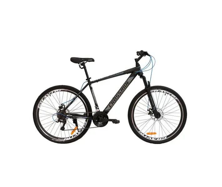 Велосипед Crossride Nerio 27.5" 19" 2021 Чорно-Сірий (0255-190-1) фото1