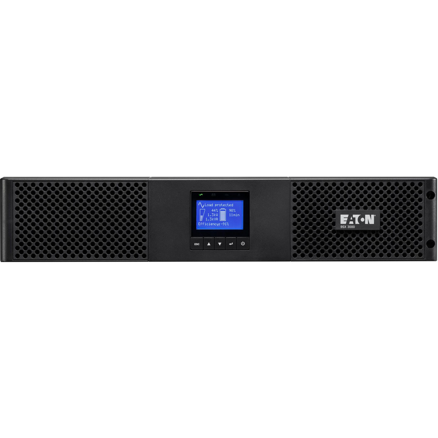 ИБП Eaton 9SX, 2000VA/1800W, RM 2U, LCD, USB, RS232, 8xC13 (9SX2000IR) фото 