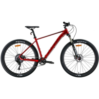Велосипед AL 29" Leon TN-40 AM Hydraulic lock out HDD рама-19" червоний з чорним 2022 (OPS-LN-29-130)