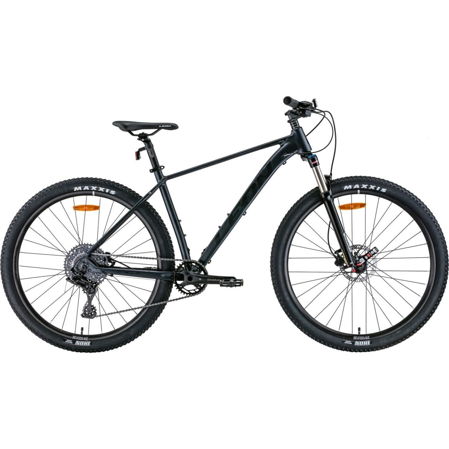 Велосипед AL 29&quot; Leon TN-50 AM Hydraulic lock out HDD рама-21&quot; серый с чорним 2022 (OPS-LN-29-133) фото 