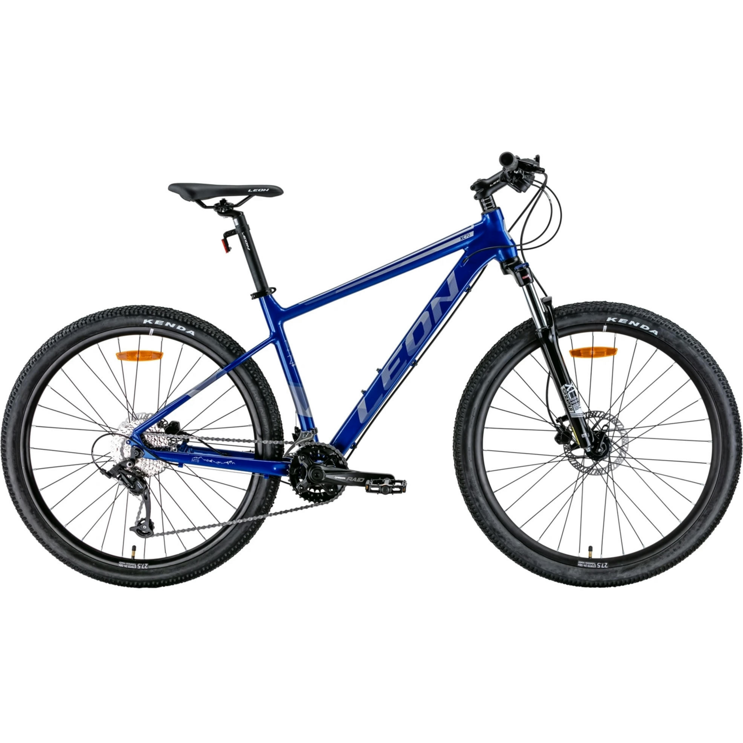 Велосипед AL 27.5&quot; Leon XC-70 AM Hydraulic lock out HDD рама-18&quot; синий с сірим 2022 (OPS-LN-27.5-134) фото 