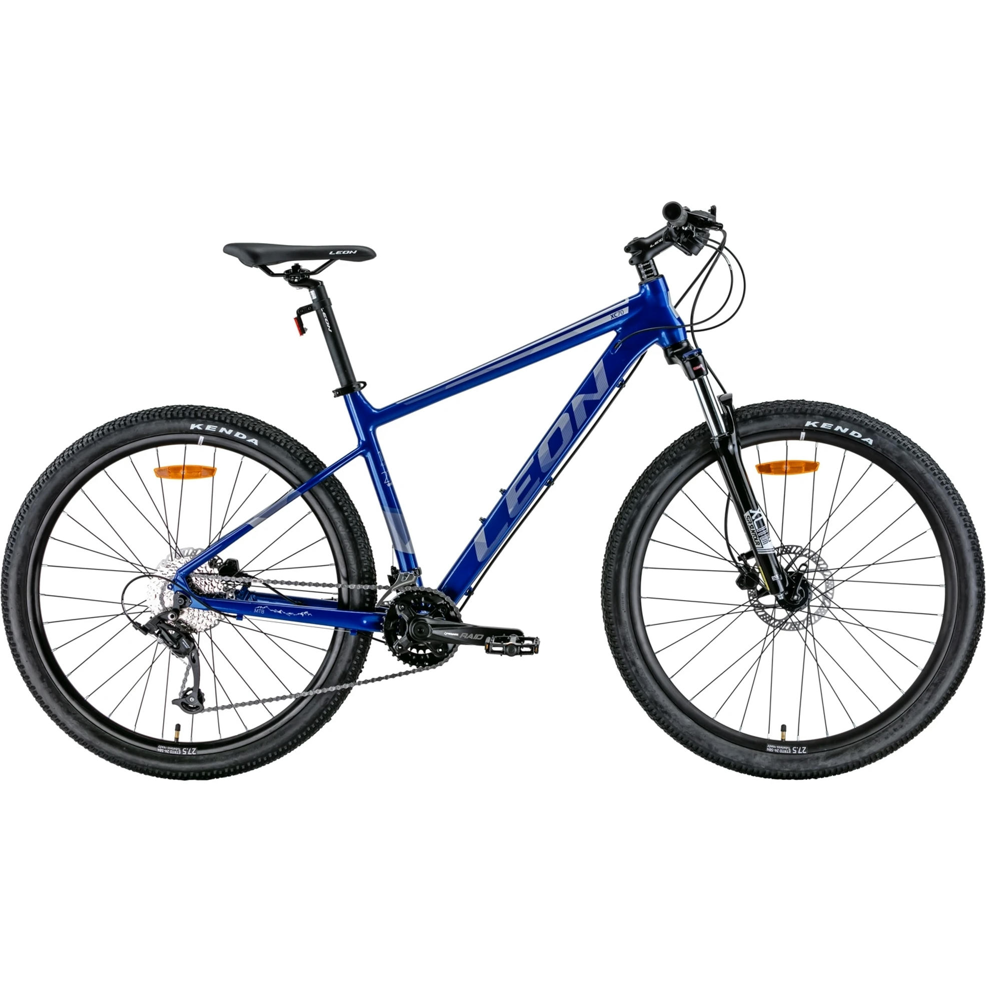 Велосипед AL 27.5" Leon XC-70 AM Hydraulic lock out HDD рама-18" синий с сірим 2022 (OPS-LN-27.5-134) фото 1