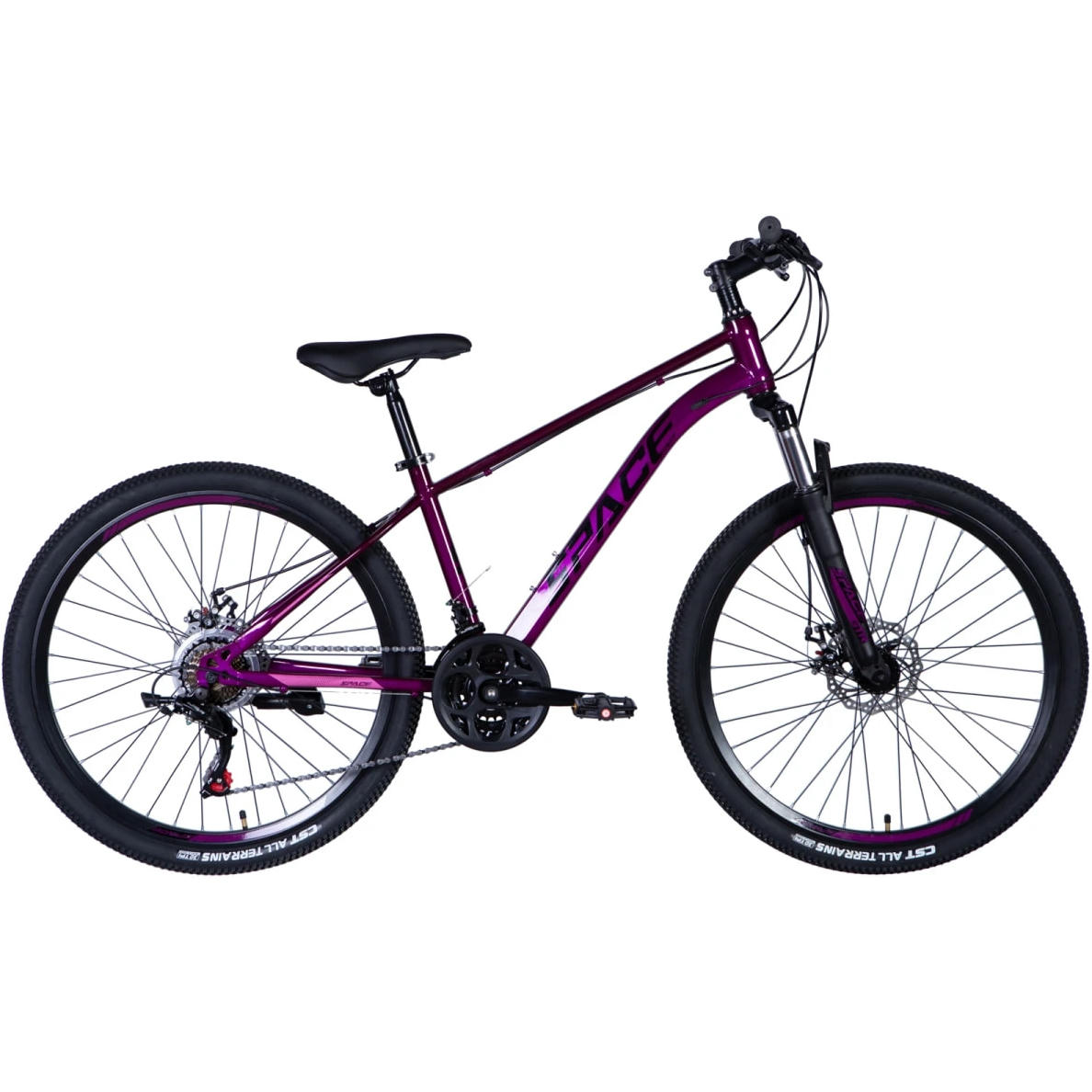 Велосипед ST 26&quot; SPACE NEPTUNE (035) AM DD рама-15&quot; фиолетовый 2024 (OPS-SP-26-026) фото 