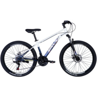 Велосипед ST 26" SPACE NEPTUNE (035) AM DD рама-15" біло-синій 2024 (OPS-SP-26-028)