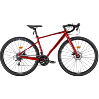 Велосипед AL 28" Leon GR-90 DD рама-M красный с чорним 2022 (STK-LN-054)