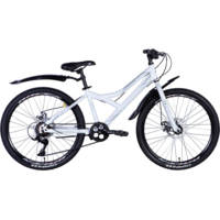 Велосипед ST 24" Discovery FLINT DD рама-13" білий (матовий) 2024 (OPS-DIS-24-344)