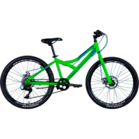 Велосипед ST 24" Discovery FLINT DD рама-13" зелёный 2024 (OPS-DIS-24-345)