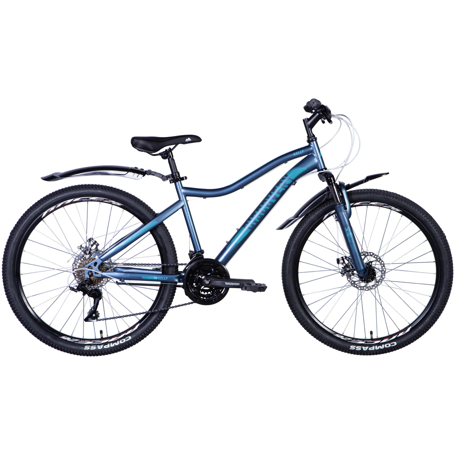 Велосипед ST 26" Discovery KELLY AM DD рама-16" синій (матовий) 2024 (OPS-DIS-26-584)фото1
