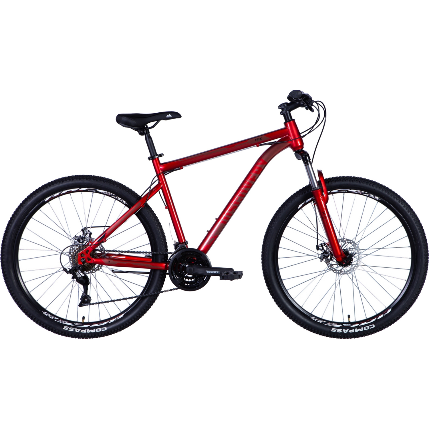 Велосипед ST 27.5 Discovery TREK AM DD рама-19,5 червоний 2024 (OPS-DIS-27.5-060)фото