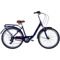 Велосипед Al 26 Dorozhnik RUBY AM Vbr рама-17" темно-синій 2024 (OPS-D-26-257)