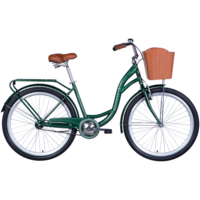 Велосипед ST 26 Dorozhnik AQUAMARINE рама-17" зелёный 2024 (OPS-D-26-284)