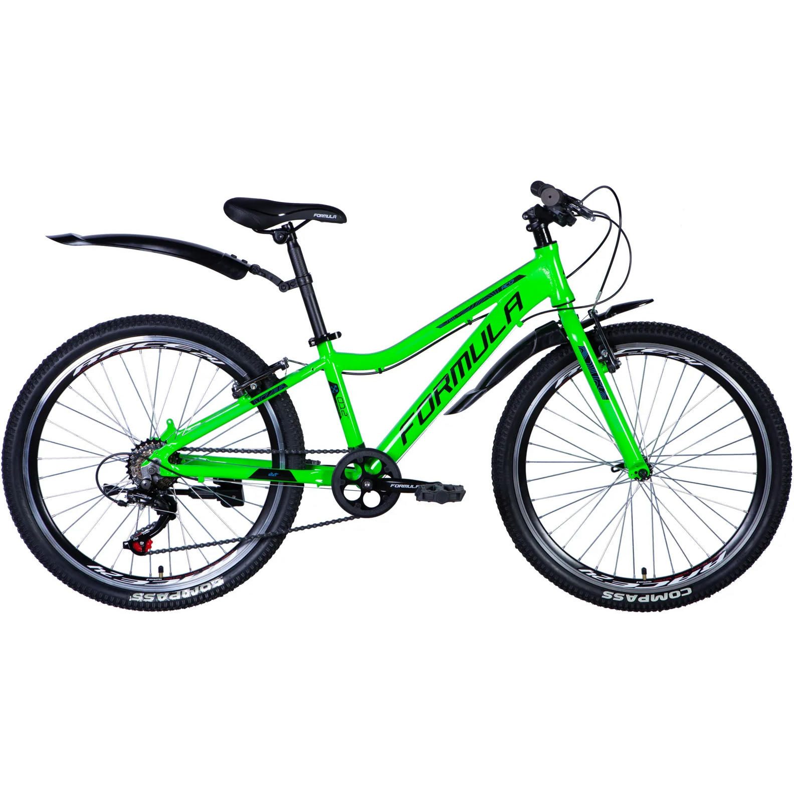 Велосипед Al 24 Formula ACID Vbr рама-12" зелёный 2024 (OPS-FR-24-405) фото 1