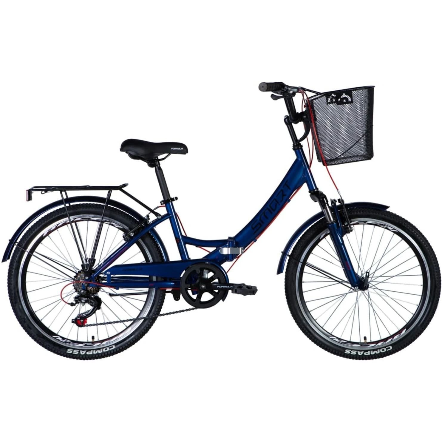 Велосипед ST 24 Formula SMART FRW AM Vbr рама-15&quot; синій 2024 (OPS-FR-24-410)фото