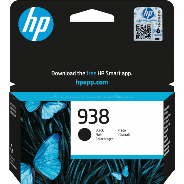 Акція на Картридж HP No.938 OfficeJet Pro 9110b/9120/9120b/9130/9130b/9700/9700e Black (12500 стр) (4S6X8PE) від MOYO