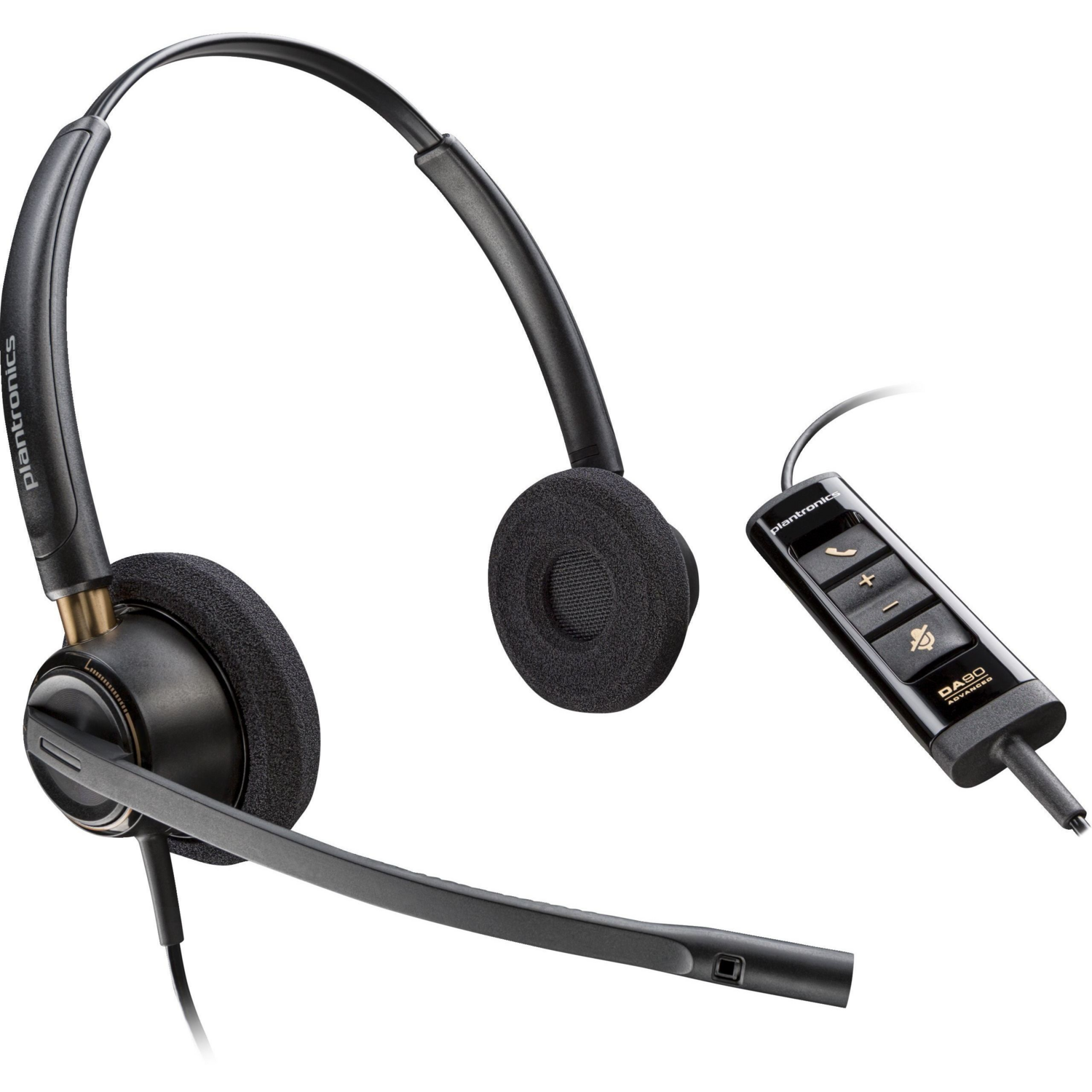 Гарнитура компьютерная стерео On-ear Poly EncorePro 525-M, USB-A Black (783R2AA) фото 