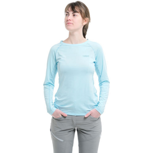 

Термофутболка женская Turbat Hike Lite LS Wmn pastel blue M голубой