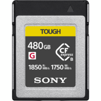 Карта памяти Sony CFexpress Type B 480GB R1850/W1750MB/s Tough (CEBG480T.CE7)