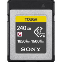 Карта памяти Sony CFexpress Type B 240GB R1850/W1600MB/s Tough (CEBG240T.CE7)